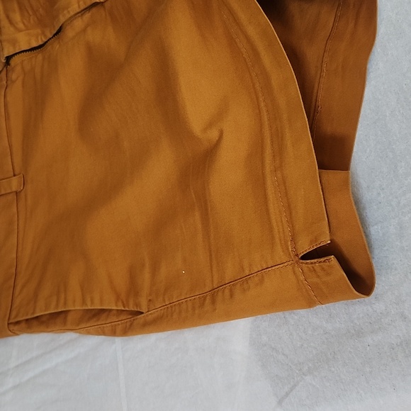 Old Navy, size 12, black and mustard yellow shorts. - Picture 7 of 8